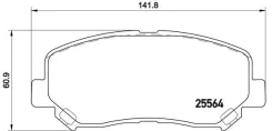 ������� ��������� ���� p49045 Brembo P49045 ����