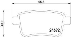 ������� ��������� ���� p50107 Brembo P50107 ����