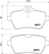������� ��������� ���� p50117 Brembo P50117 ����