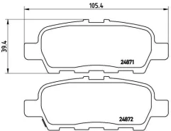 [P56068] Brembo ������ p56068 Brembo P56068 ����