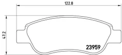������� ��������� ���� p61081 Brembo P61081 ����