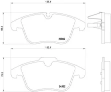 ������� ��������� ���� p61106 Brembo P61106 ����