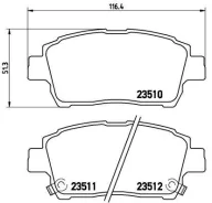 ������� Toyota Yaris V p83051 Brembo P83051 ����