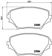 Brembo P 83 055 ������ p83055 Brembo P83055 ����