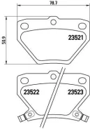 P83052_ 741 02 FDB1395 p83052 Brembo P83052 ����