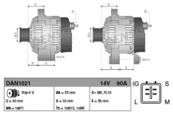 ��������� dan1021 Denso DAN1021 ����