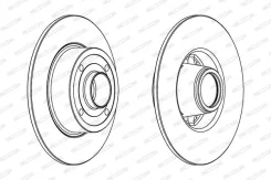 ���� ��������� 1�� ddf1369c1 Ferodo DDF1369C1 ����