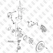 ����� ������� KIA Ceed FK0181 Fixar FK0181 ����