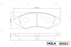 ������� CHV Lanos 1.6 bd823 HOLA BD823 ����