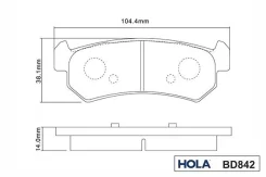 ������� CHV Lacetti bd842 HOLA BD842 ����