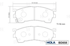 ������� kia spectra bd858 HOLA BD858 ����