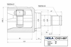    cv21997 HOLA CV21997 