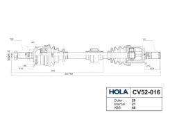 ������� �������� ������ cv52016 HOLA CV52016 ����