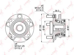 ������� � ����� � �� wh1112 Lynxauto WH1112 ����