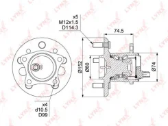 ������� ������ wh1494 Lynxauto WH1494 ����