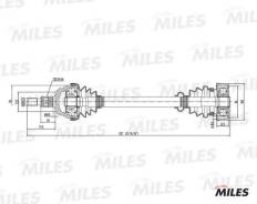       AUDI A3/S gc01004 Miles GC01004 