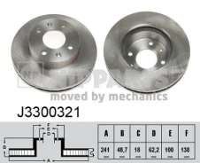 ���� ���� Kia Pica j3300321 Nipparts J3300321 ����