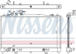 �������� Mazda 6 1.8/2 68550 Nissens 68550 ����
