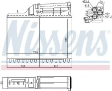 Nissens 70502 �������� 70502 Nissens 70502 ����
