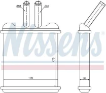 NS76502_�������� ����� 76502 Nissens 76502 ����