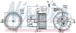 ����� ��������� MB W20 87109 Nissens 87109 ����