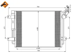 ����������� VW Tiguan 07- 35848 NRF 35848 ����