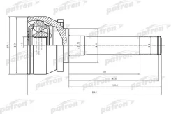 ���� �������� 28x56x3 pcv1524 Patron PCV1524 ����