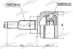 ���� �������� 25x52 5 pcv1767 Patron PCV1767 ����