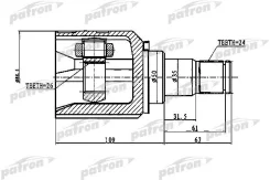���� ���������� 30X47 pcv1777 Patron PCV1777 ����