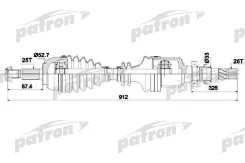 ������� ������ 25x912 pds0436 Patron PDS0436 ����