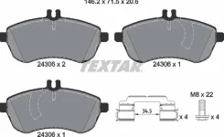 ������� ��������� ��� 2430601 Textar 2430601 ����