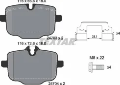������� BMW 5 F10 F 2470301 Textar 2470301 ����