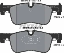 ������� f20 21 fr 2501401 Textar, ������ �������� 2501401 ����