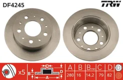 ���� ���� ��� DIAM 280 Fi df4245 TRW DF4245 ����