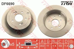 ���� ��������� ��� Santa df6690 TRW DF6690 ����
