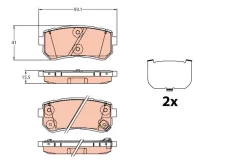 ������� ������ kia sport gdb3636 TRW GDB3636 ����