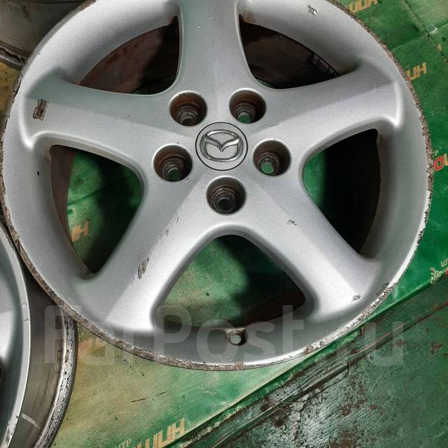 Красивые литые диски Mazda R17x6.5 5x114.3 ET 55 лот (1391), 17", 1 шт ...