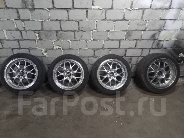 Разноширокое литье R17 с резиной, 17", 1 шт, 235/255 мм, 45/40 ...