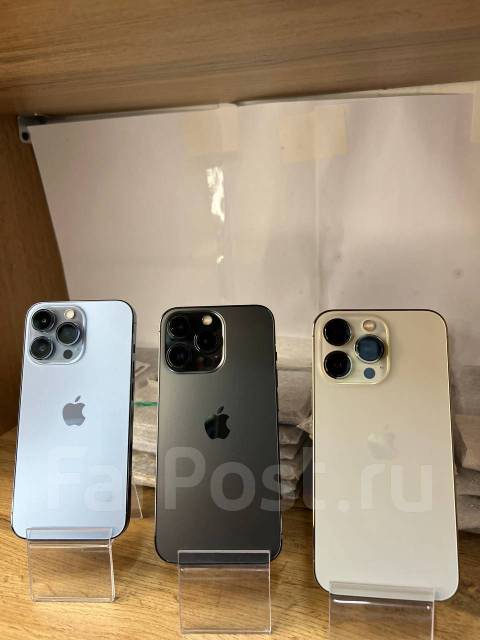 iPhone 13 Pro 128 состояние нового, 6.10", моноблок, зеленый, золотой ...