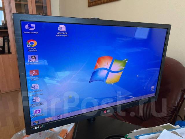 Монитор LG D2343 IPS 23", LG, ЖК (LCD, LED, QLED), 1920x1080 (Full HD ...
