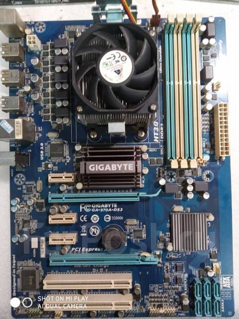 Комплект для сборки пк на соккетe AM3+, цена: 1 800₽, gigabyte, б/у, в ...