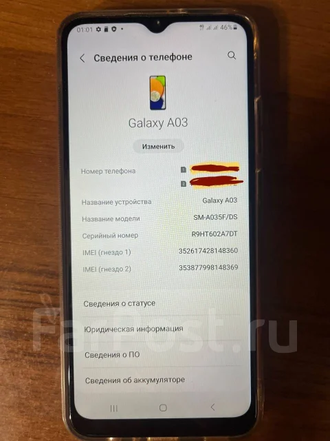 Samsung Galaxy A03. �/�, 32 ��, ������, 4G LTE. ��� ����� �� ������������ ����