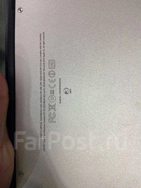 Apple MacBook Air 11. 11.3", ��� 2048 ��, ���� 64���, WiFi: 1, Bluetooth: 1 ����