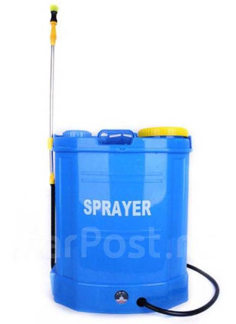 Опрыскиватель аккумуляторный 16л, новый, в наличии. Цена: 3 800₽ во ...