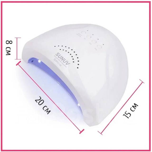 Лампа Sun 1 One SE 36W для маникюра Оригинал Sunuv Белая, новый, в ...