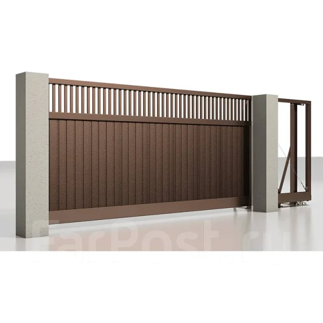 Откатные ворота на дачу 4000x2000 мм, новый, в наличии. Цена: 239 920 ...