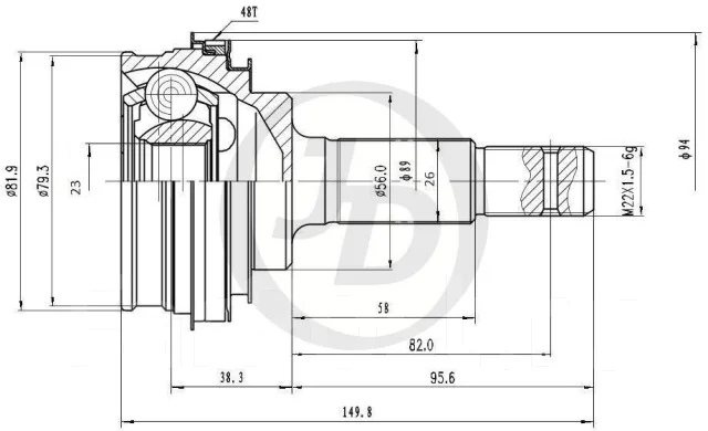 ���� �������� (� ������� ABS) JCT0047A ����