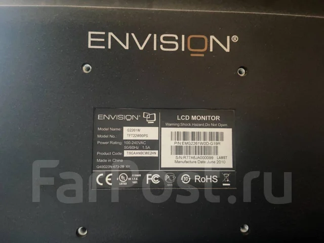 Envision. 21.5", ���������� �� (LCD, LED, QLED) ����