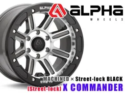 Alpha Wheels X Commander Street-Lock. 9.0x17", 5x127, ET-20, �� 78,3���. ��� ����� �� ������������ ����