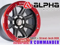 Alpha Wheels X Commander Street-Lock. 9.0x17", 5x127, ET-20, �� 78,3���. ��� ����� �� ������������ ����